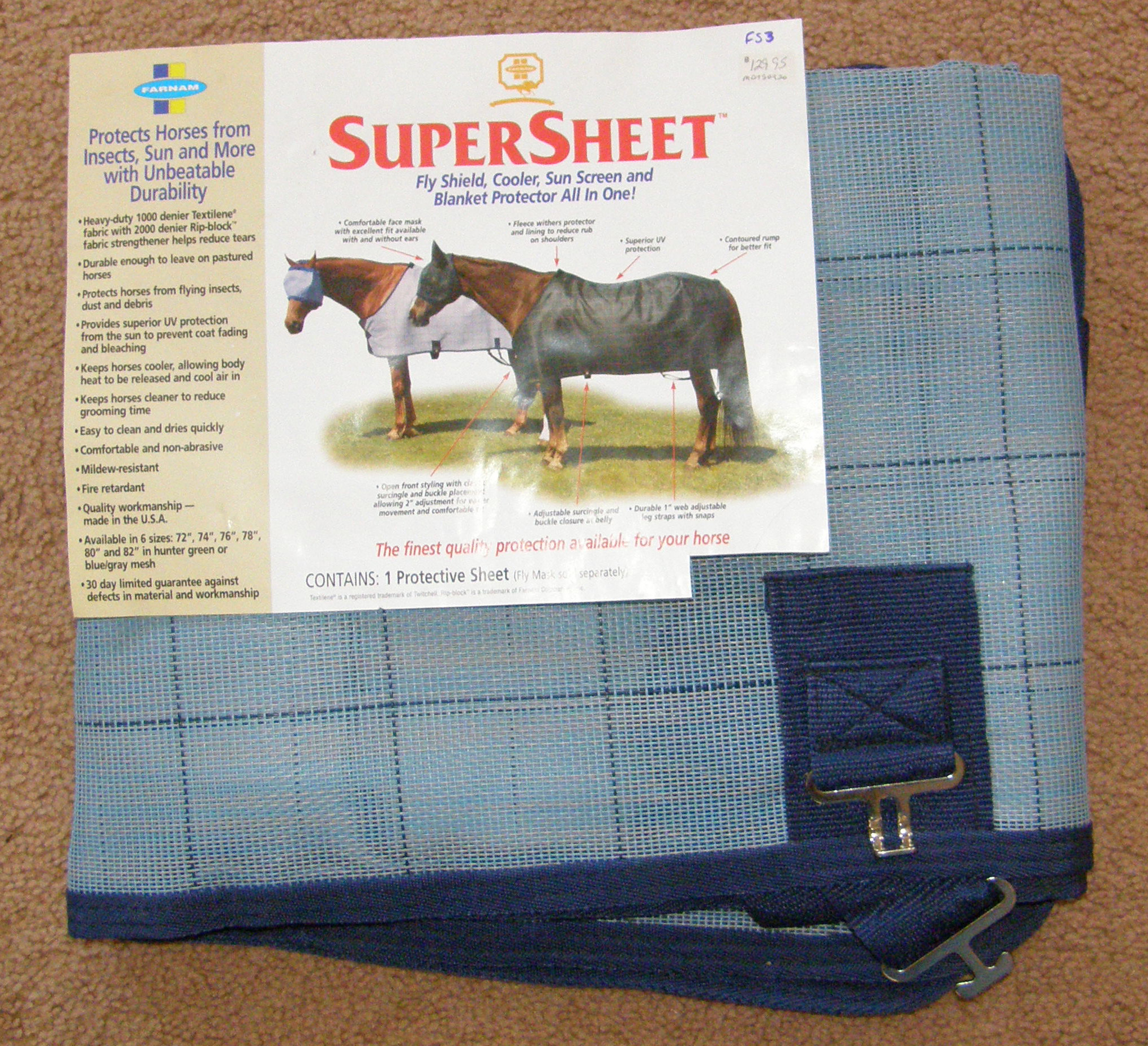 Fly Sheets and Masks Page 1